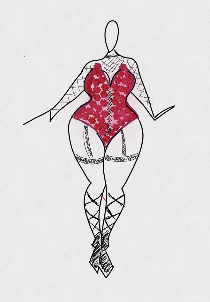 Costume concept sketch