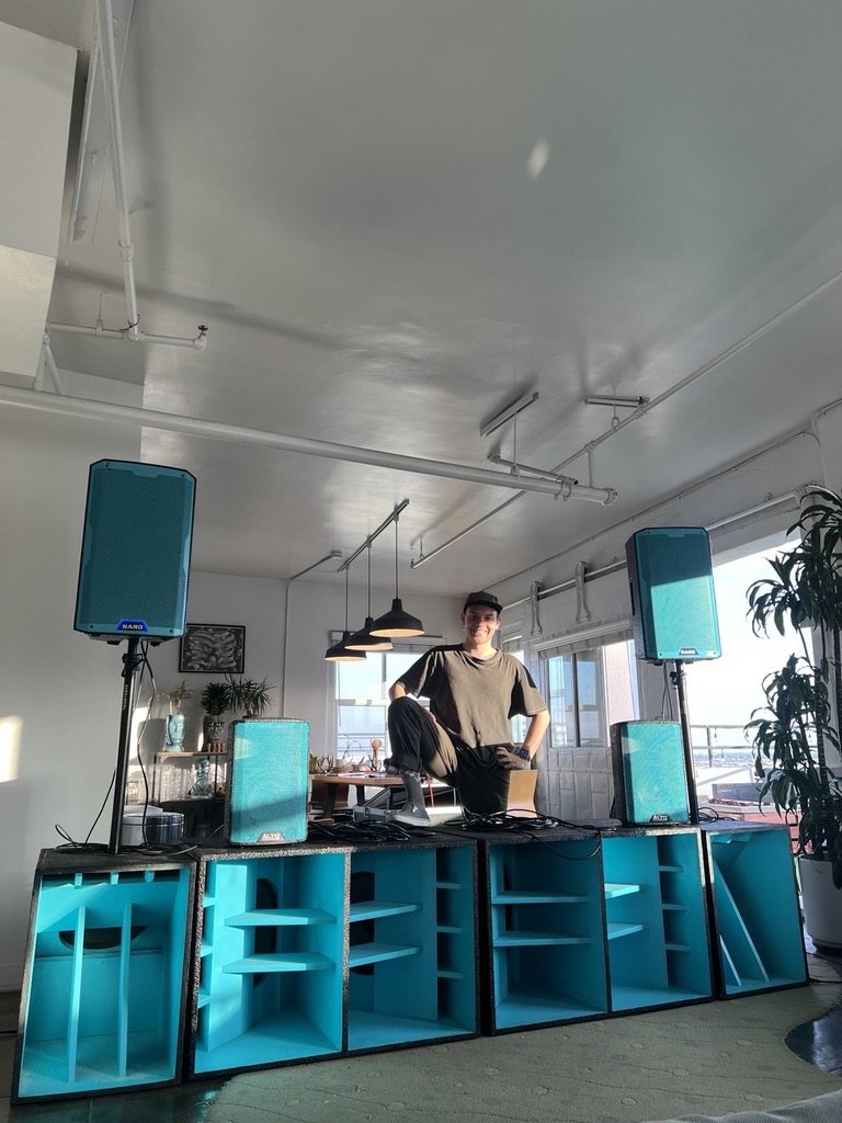 Custom NANO DESIGN audio system in the studio